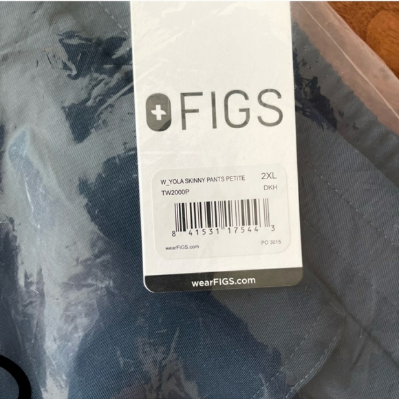 NEW “Dark Harbor” Yola Skinny Scrub Pants - 2XL PETITE - Picture 3 of 6